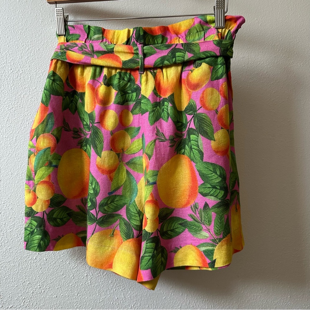 Vibrant Farm Rio orange sunset Shorts - Picture 3 of 4